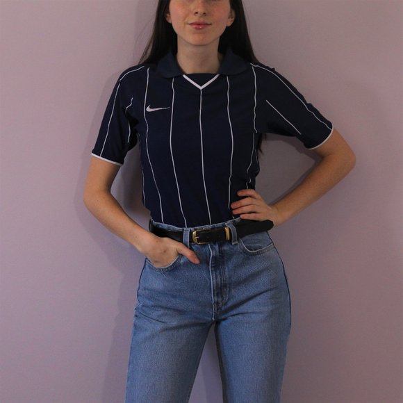 Nike Blue and White Sporty Tee - Picture 2 of 6